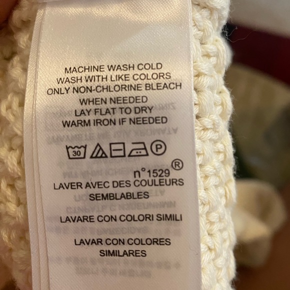 NWOT Lauren Ralph Lauren Long Sleeves Crew Neck Open Knit Sweater Size Large. - Picture 6 of 10